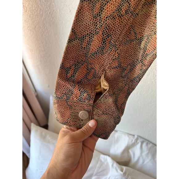 Vintage Necessary Objects Leather Jacket - Picture 9 of 10